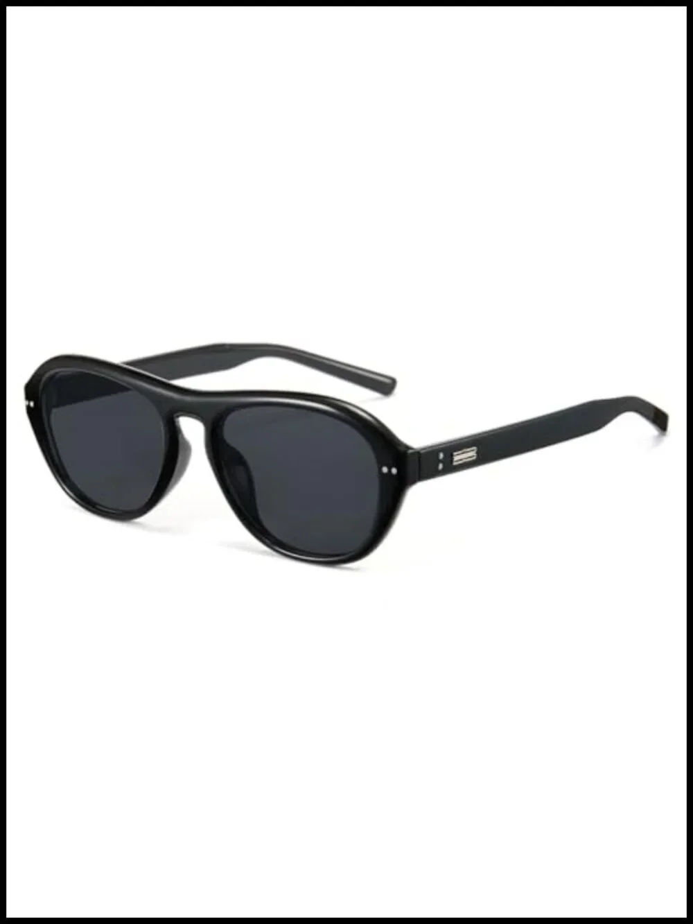 Retro Oval Sunglasses UV400 Protection Lightweight Unisex